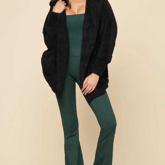 POPFLEX Black Teddy Jacket - Picture 2 of 12